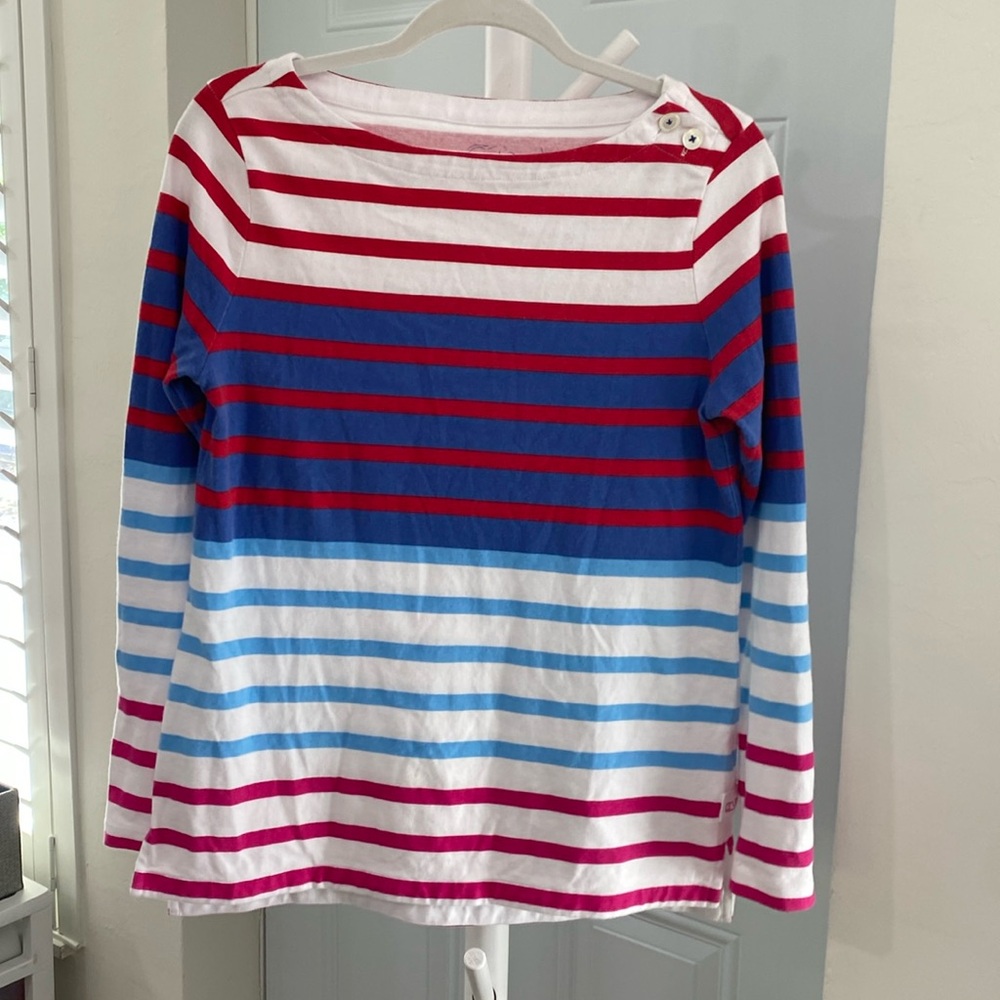 Vineyard Vines striped boatneck top size xs